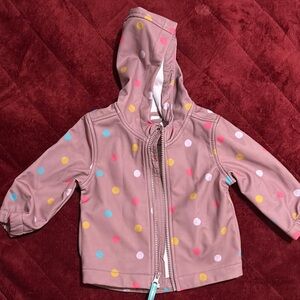 Polka Dot Hooded Jacket